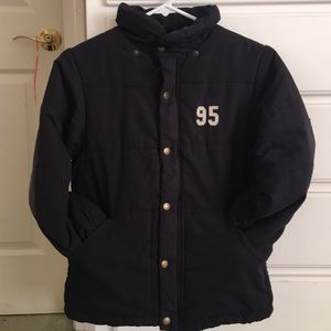 Oshkosh B’Gosh boys black puffer jacket jacket 12